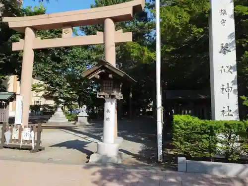 琴似神社の鳥居