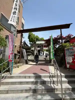 櫛田神社の鳥居