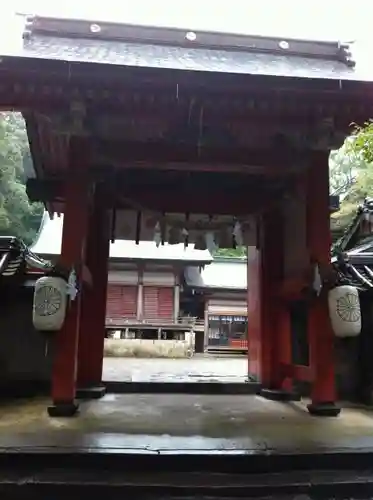 柞原八幡宮の山門