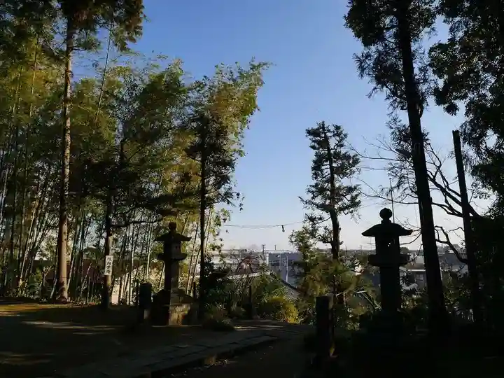 居神神社の自然