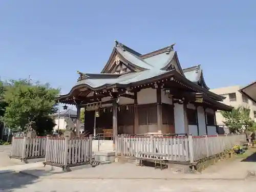 鵜ノ木八幡神社の本殿・本堂