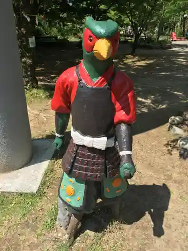 桃太郎神社の狛犬