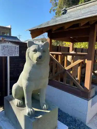 鬼岩寺の狛犬