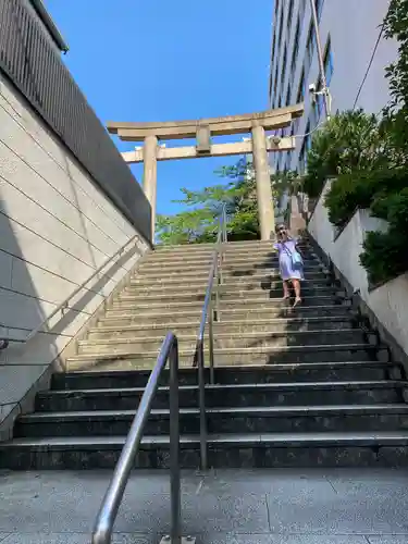 花園神社の鳥居