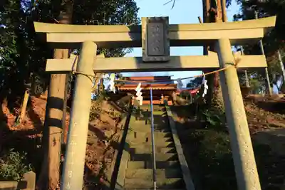 阿久津「田村神社」(郡山市阿久津町)旧社名:伊豆箱根三嶋三社の鳥居