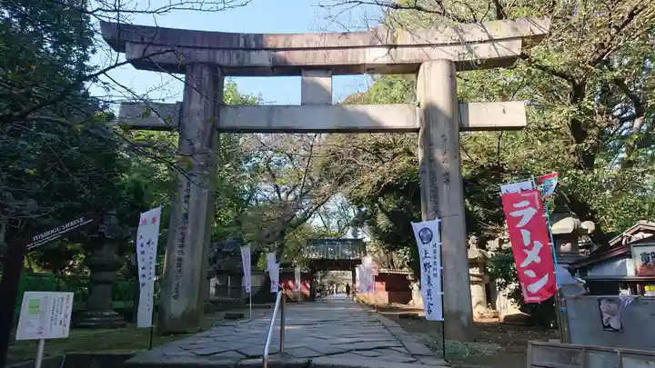 上野東照宮の鳥居