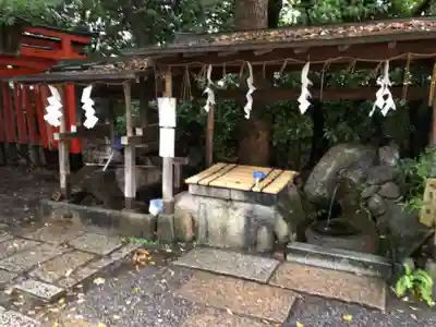賀茂波爾神社（賀茂御祖神社境外摂社）の手水舎