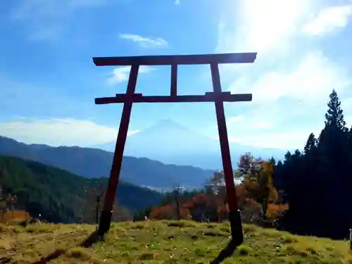 河口浅間神社の鳥居