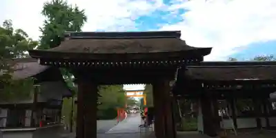平野神社の山門・神門