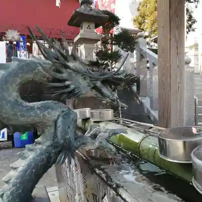 武蔵第六天神社の手水舎