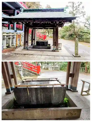 八幡朝見神社の手水舎