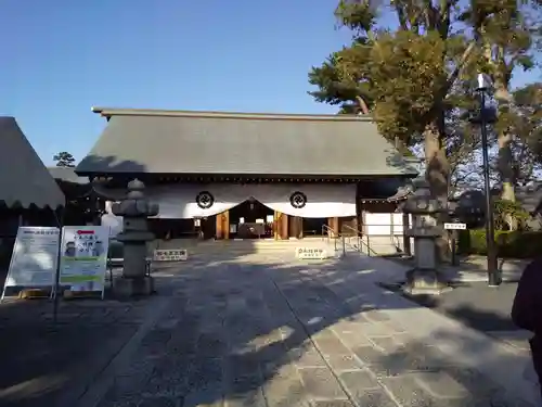 松陰神社の本殿・本堂