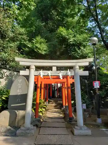 鳩森八幡神社の鳥居