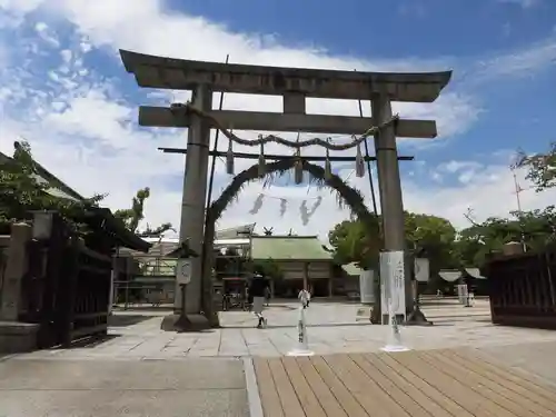 生國魂神社の鳥居