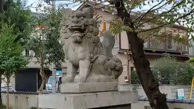 下総府中六所神社の狛犬