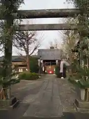 王子白髭神社の鳥居