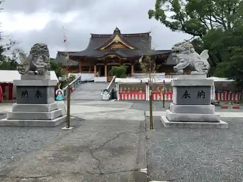 富知六所浅間神社の狛犬