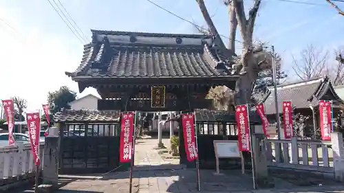 佐間天神社の山門・神門