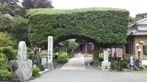 本勝寺の山門