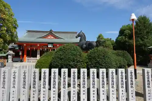 中島惣社の狛犬