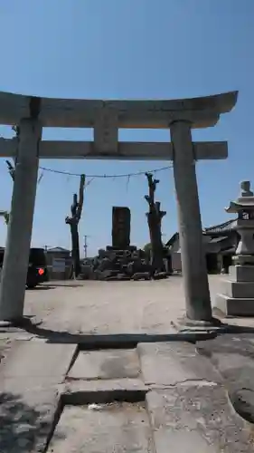 上宮永貴船神社の鳥居