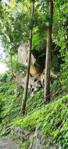 釣石神社の景色