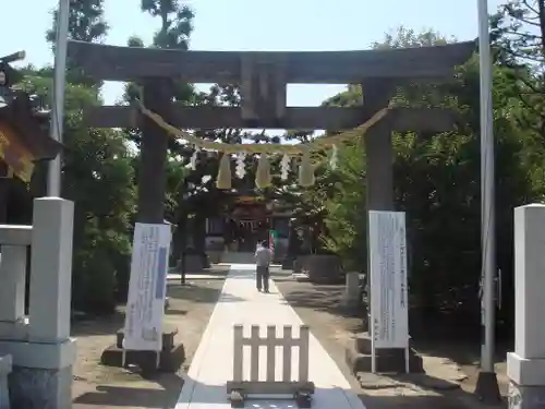 薭田神社の鳥居