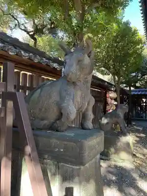 牛嶋神社の狛犬