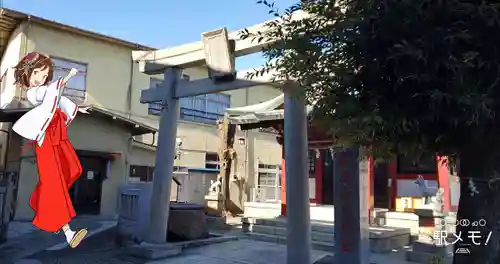 篠原稲荷神社の鳥居