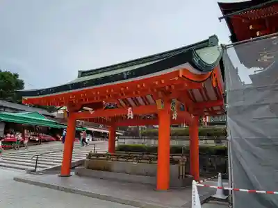 伏見稲荷大社の手水舎