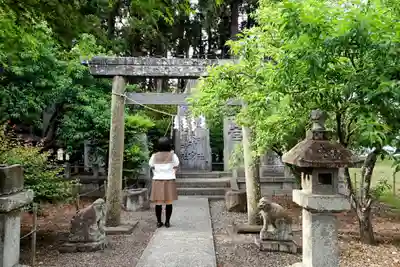 中田神社の鳥居