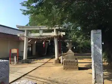 原稲荷神社の鳥居