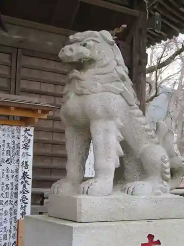 小室浅間神社の狛犬