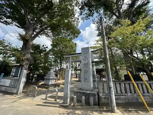 小野神社の鳥居