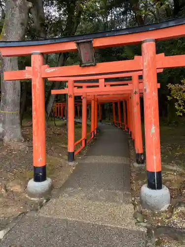 長山稲荷社の鳥居