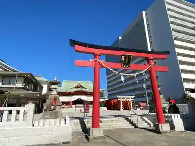 東京羽田 穴守稲荷神社の鳥居