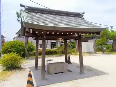 八幡社（江端八幡社）の手水舎