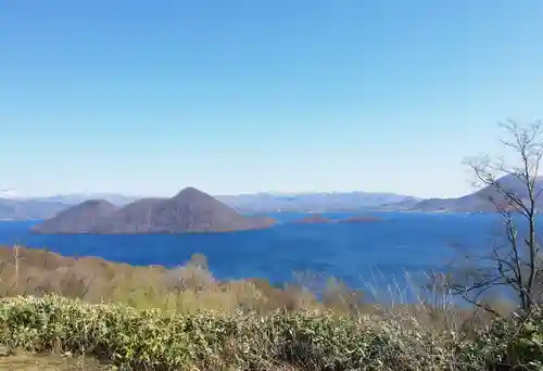 洞爺湖神社の景色