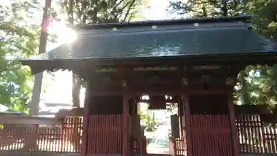 都々古別神社(八槻)の山門・神門