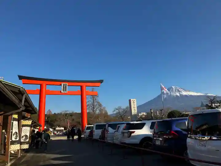 富士山本宮浅間大社の鳥居