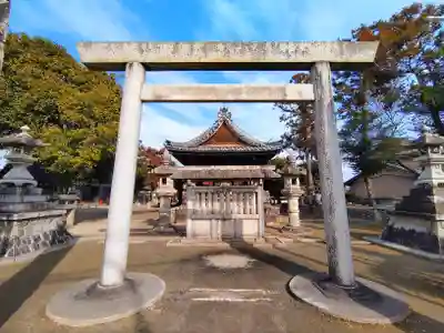 阿具麻神社の鳥居