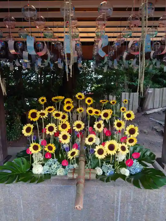 豊山八幡神社の手水舎