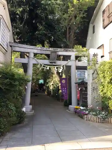 戸越八幡神社の鳥居