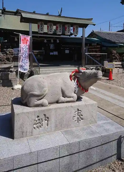 金神社(山田天満宮境内社)の狛犬