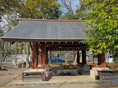 滋賀県護国神社の手水舎