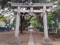 本太氷川神社の鳥居