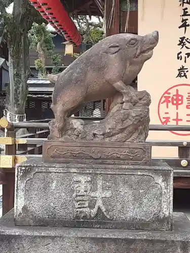 護王神社の狛犬
