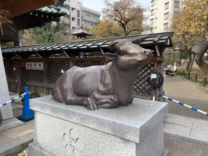 湯島天満宮の狛犬