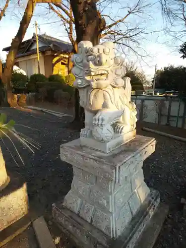 七郷神社の狛犬