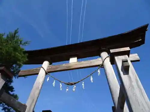 木幡山隠津島神社(二本松市)の鳥居